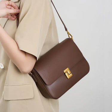 Cowhide Genuine Leather Crossbody Bag